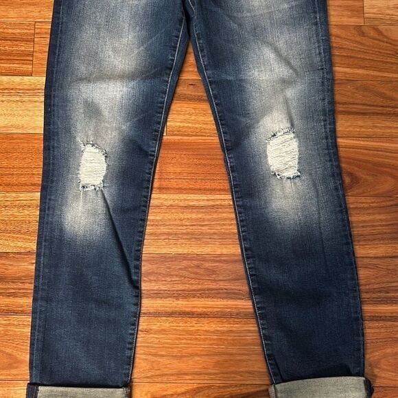 Mavi jeans Emma slim boyfriend jeans distressed mid rise woman's size 30 - Picture 2 of 10